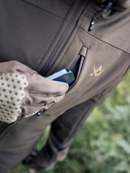 Chaser Ws Stretch Jacket Solid Brown | Alaska 1795