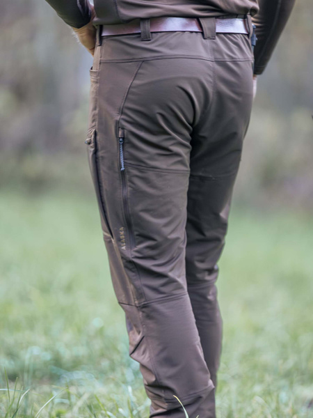Chaser Ms Stretch Pants Solid Brown | Alaska 1795