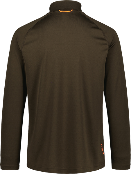 alafia Alaska CoolDry Ms Half-Zip Top Brown | Alaska 1795