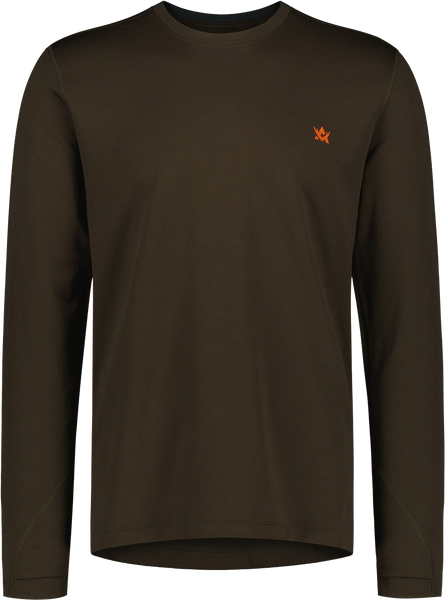 Alaska CoolDry Ms LS T-Shirt, Brown | Alaska 1795