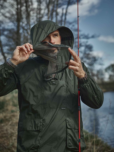 TOSHI　WAKE Dyneema LWJ ナイロンジャケット Sting Mosquito Anorak Men Dark Green | Chevalier