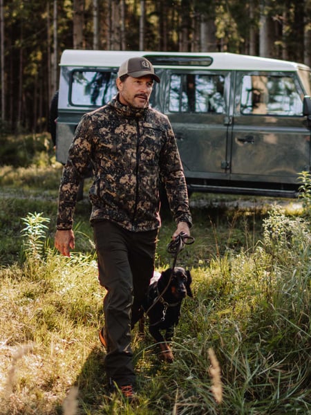 Hunter Stretch Zip Hoodie Men Antler Camouflage | Chevalier