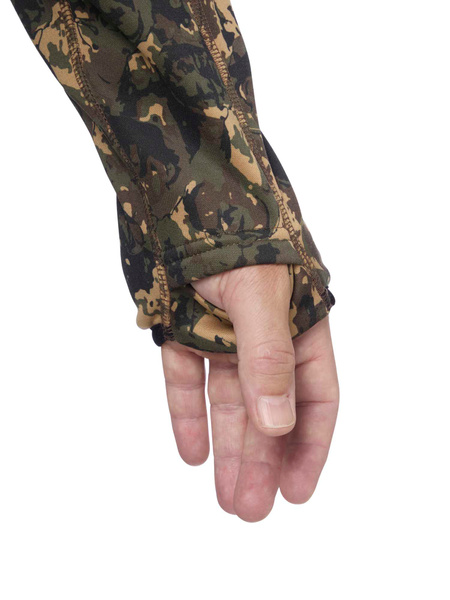Hunter Stretch Zip Hoodie Men Antler Camouflage | Chevalier