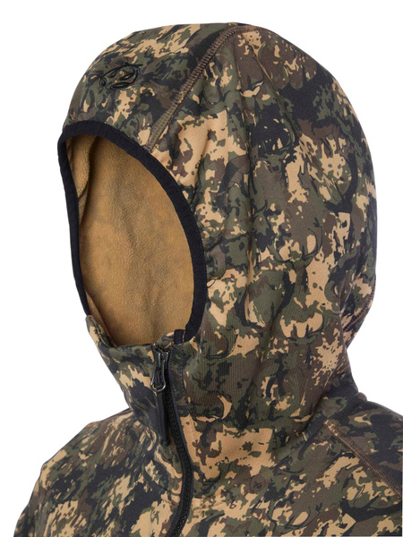 Hunter Stretch Zip Hoodie Men Antler Camouflage | Chevalier