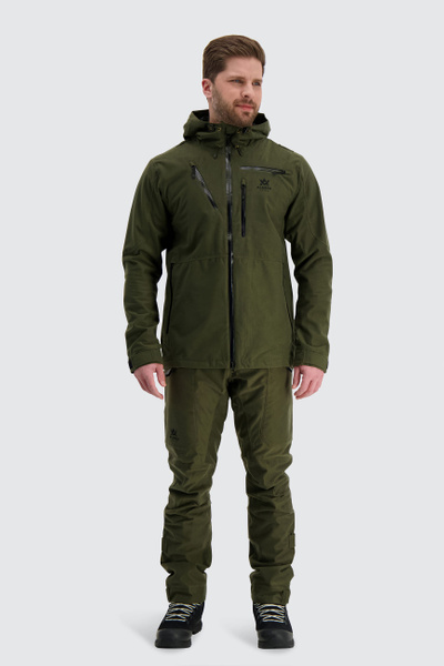 ジャケット・アウター ENDS and MEANS Hunting Jacket WOODSGREEN Travel Half Parka - Woods Green | Ends and Means | Peggs & son.