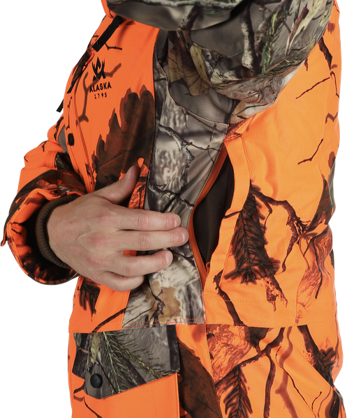 THRIFTY LOOKsouver alaska jacket Ｌsize Alaska Tundra Ms Jacket, Blaze Blur | Alaska 1795