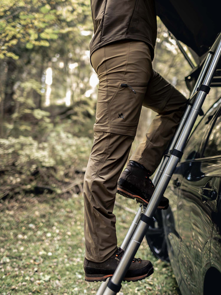 Chaser Lite Ms Zip Off Pants Gravel | Alaska 1795