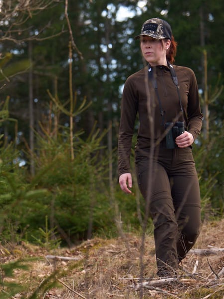 Chaser Lite Ws Zip Off Pants Solid Brown | Alaska 1795